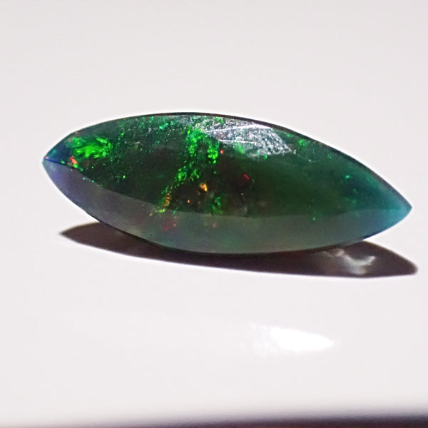Black Opal 15x5.5mm Faceted Marquise Cut Gemstone