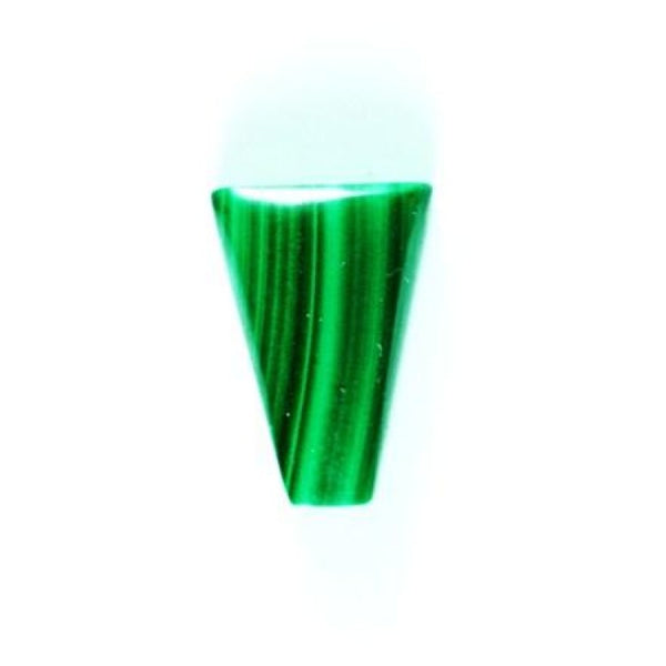Malachite 14x10mm Trapezium Cut Gemstone Cabochon