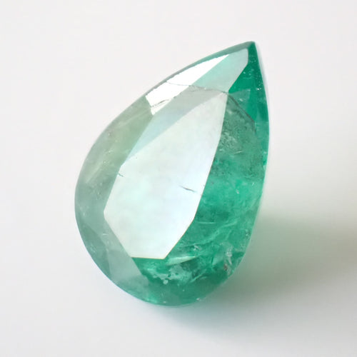 Emerald 7.7x5.3mm Pear Cut Gemstone