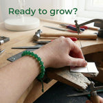 Green Onyx Hand-Knotted Bracelet | The Catalyst for Growth