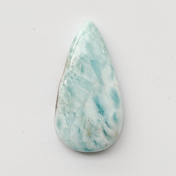 Larimar 29x15mm Pear Cut Cabochon