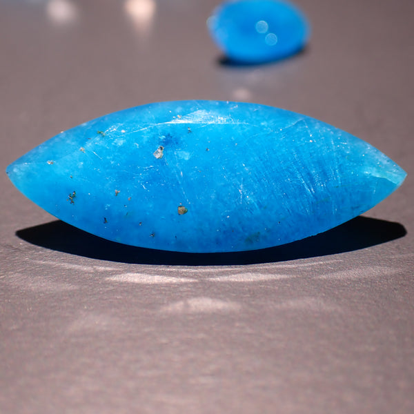 Blue Opal (Peruvian) 36x15mm Faceted Marquise Cut Gemstone