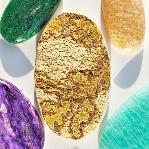 Psilomelane Dendrite 46x27.5mm Oval Cabochon