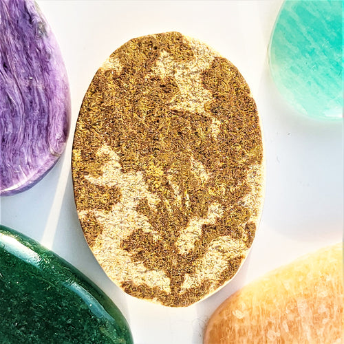 Psilomelane Dendrite 34.5x24mm Oval Cabochon