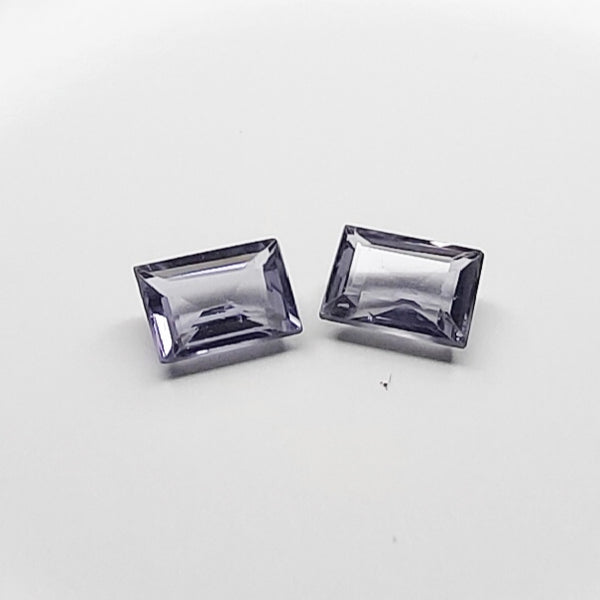 Natural Grey Spinel Rectangular Faceted Matched Pair | 6x4.5mm (1.7 ct) – SPN0001