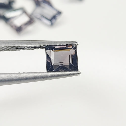 Natural Grey Spinel Rectangular Faceted Single Stone | 5.7x5mm (1.0 ct) – SPN0011