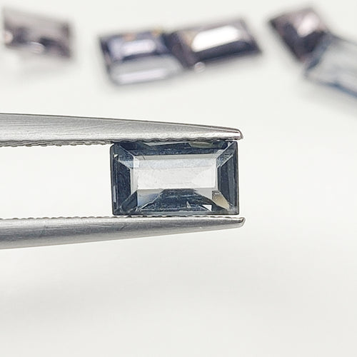 Natural Grey Spinel Rectangular Faceted Single Stone | 7x4mm (0.85 ct) – SPN0013