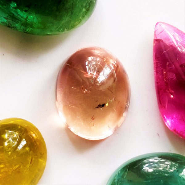 Tourmaline 10.5x8.3mm Oval Cabochon
