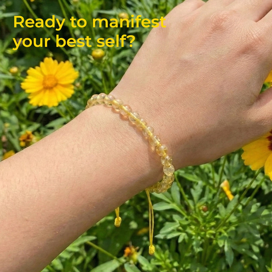 Citrine Hand-Knotted Bracelet | The Stone of Abundance