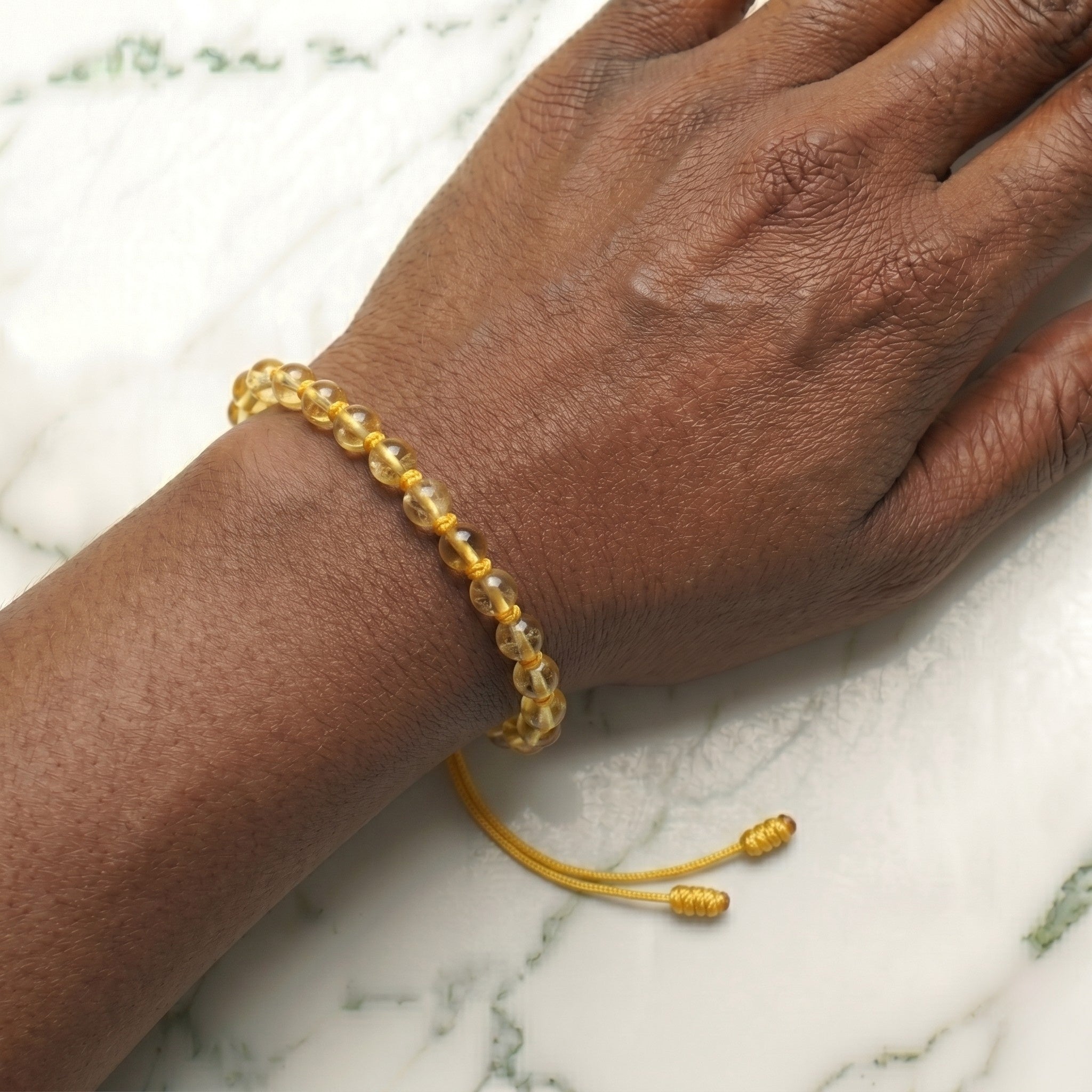 Citrine Hand-Knotted Bracelet | The Stone of Abundance