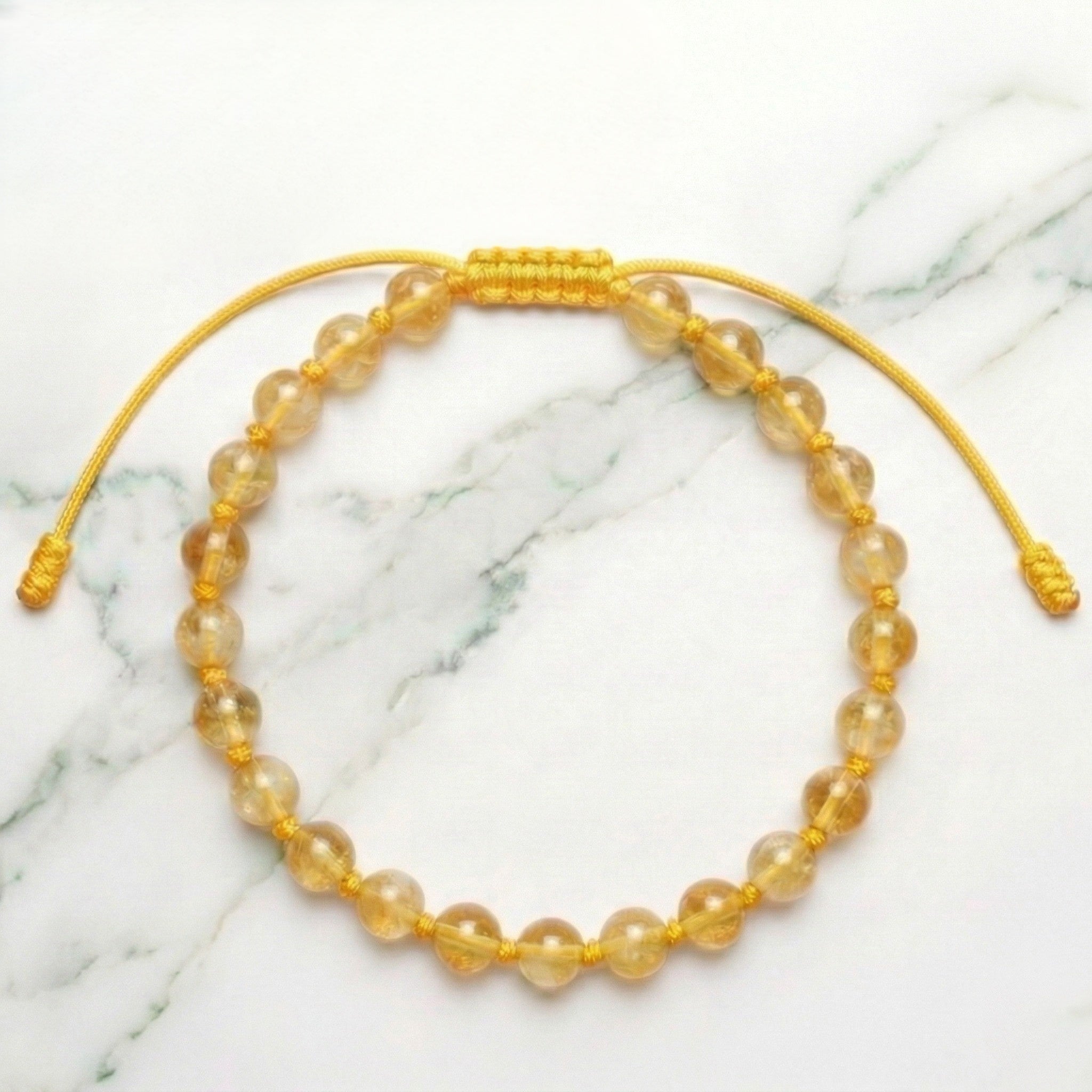 Citrine Hand-Knotted Bracelet | The Stone of Abundance