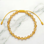 Citrine Hand-Knotted Bracelet | The Stone of Abundance