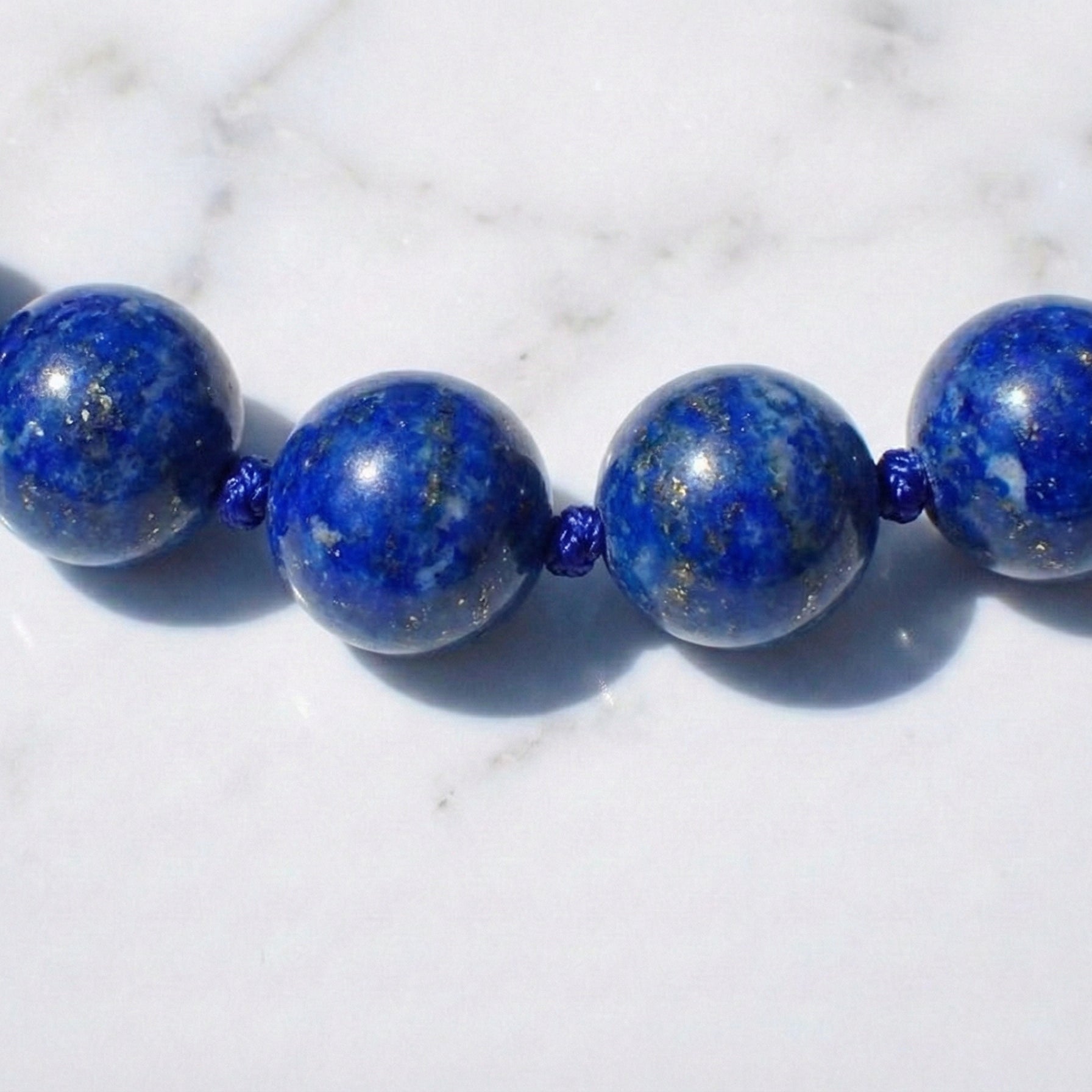 Lapis Lazuli Hand-Knotted Bracelet | The Stone of Focus